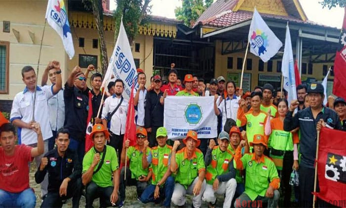 Pengusaha Diduga Intervensi Putusan UMSK Sektor Pulp & Kertas, Buruh Pelalawan Siapkan Unjuk Rasa
