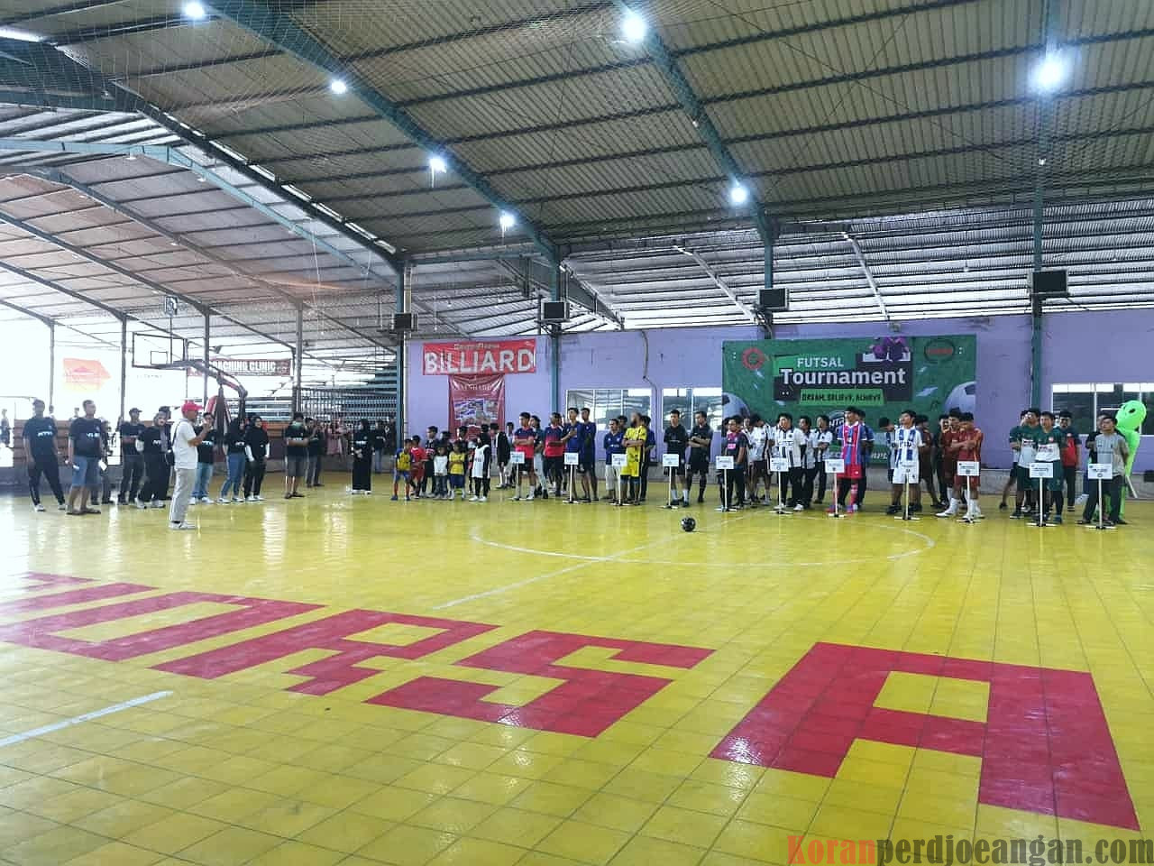 PT. NT Piston Ring Indonesia (NTRI) Gelar Upacara Pembukaan NTRI CUP 2024 Cabang Olahraga Futsal