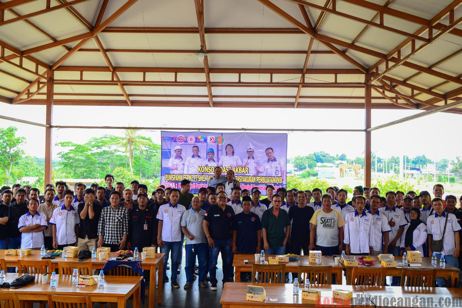 Serikat Pekerja FSPMI PT. Shetai Industrial Gelar Tasyakuran Atas Kesepakatan PKB