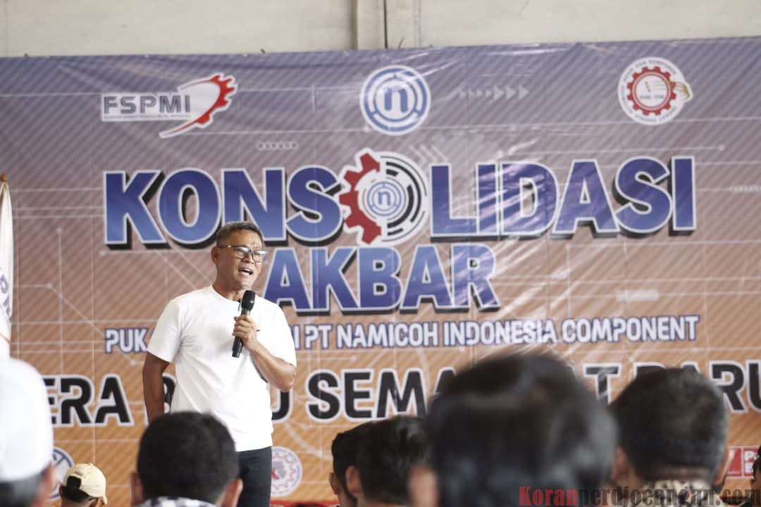 Presiden FSPMI Hadiri Konsolidasi Akbar PUK Namicoh