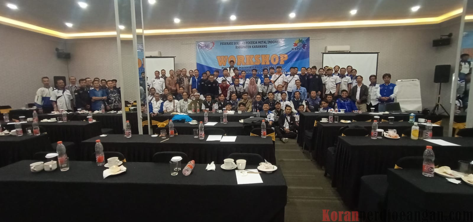 Bahas Putusan MK UU Cipta Kerja, KC FSPMI Karawang Gelar Workshop