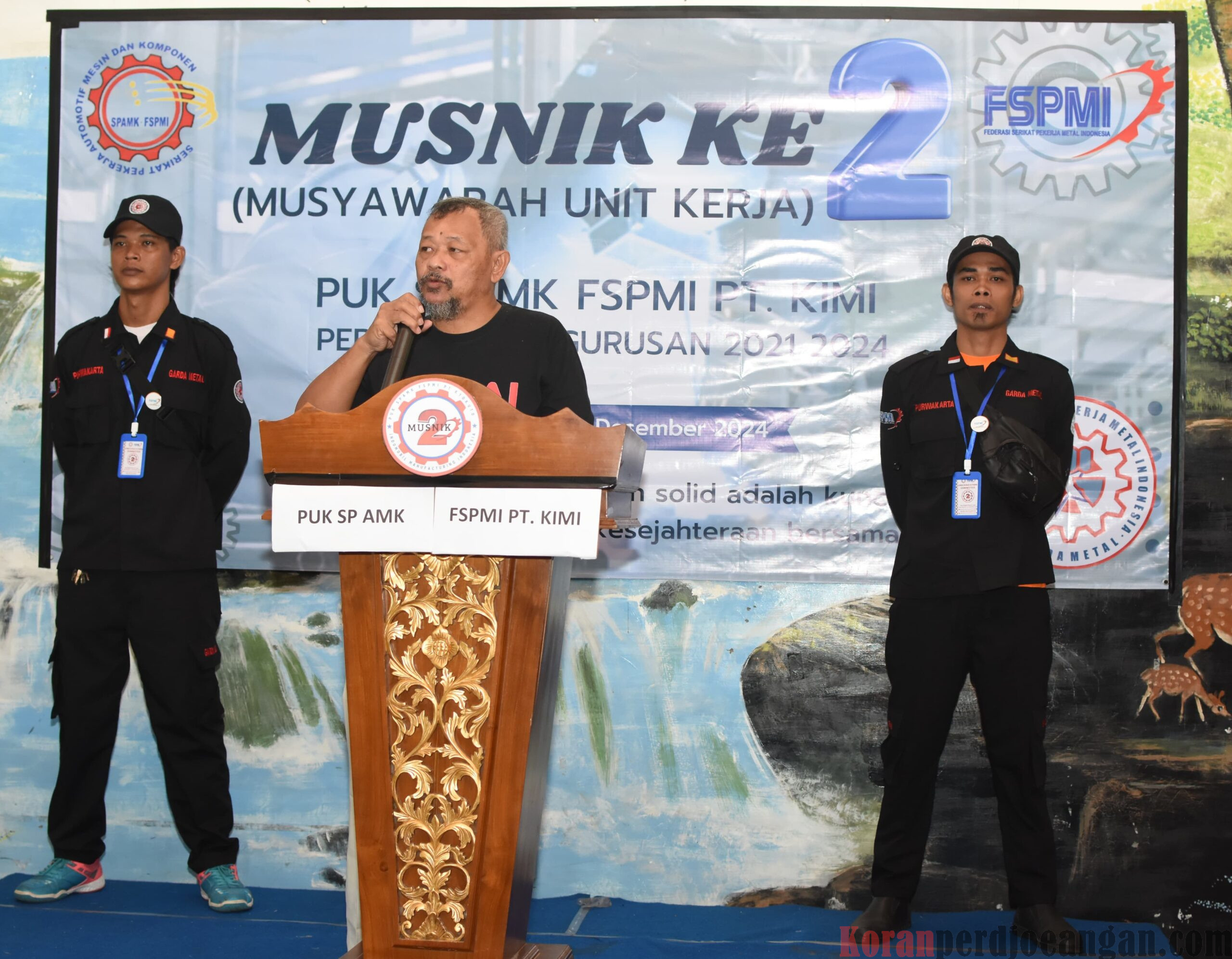 MUSNIK II PUK SPAMK-FSPMI PT Kyokuto Berlangsung Sukses, Ketua FSPMI Purwakarta: Tetap Semangat Berjuang Bersama FSPMI