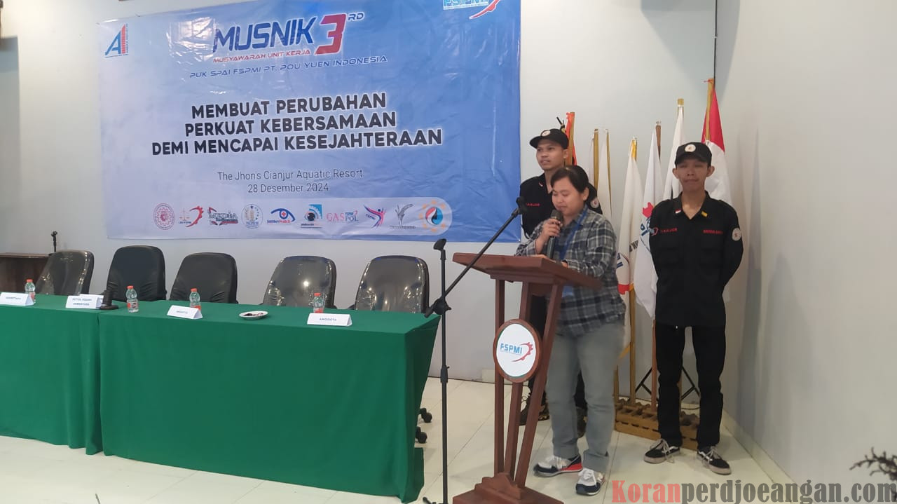 Ini Pesan dari Manajemen Dalam MUSNIK 3 PUK SPAI FSPMI PT. Pou Yuen Indonesia