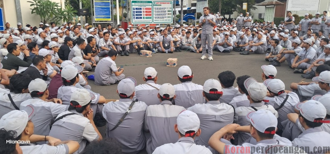 Ketua PUK SPAMK FSPMI PT. IDBM Umumkan Hasil Tunjangan Akhir Tahun 2024