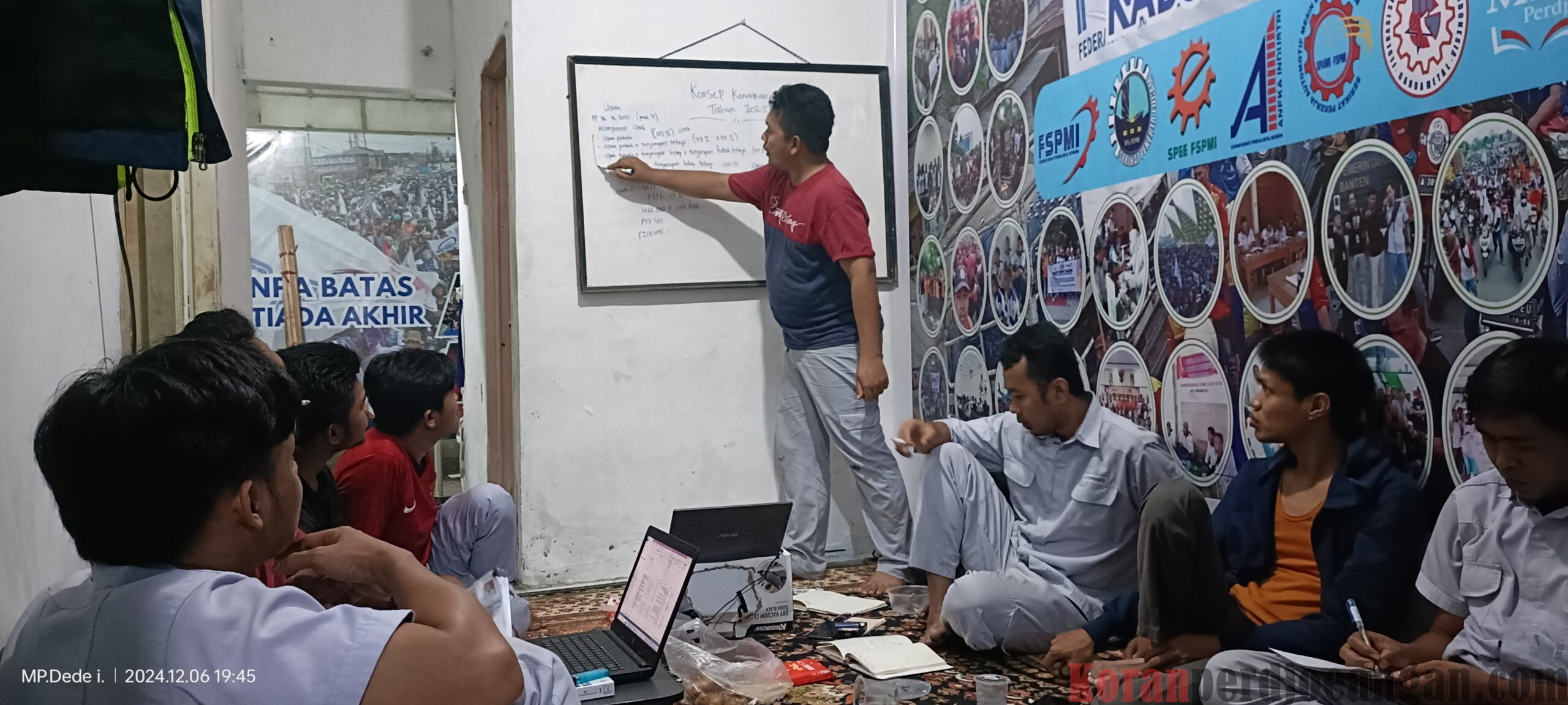Rapat Perdana Bahas Upah, Pasca dilantik Pengurus Baru PUK SPAMK PT. Sokonindo Automobile