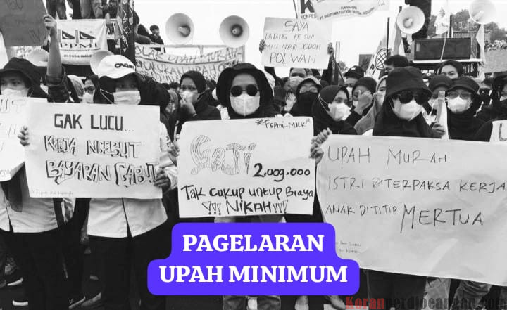 Upah Sektoral Seperti Kentut, Kaum Pekerja Buruh Dikenyangkan Dengan Busuknya Harapan