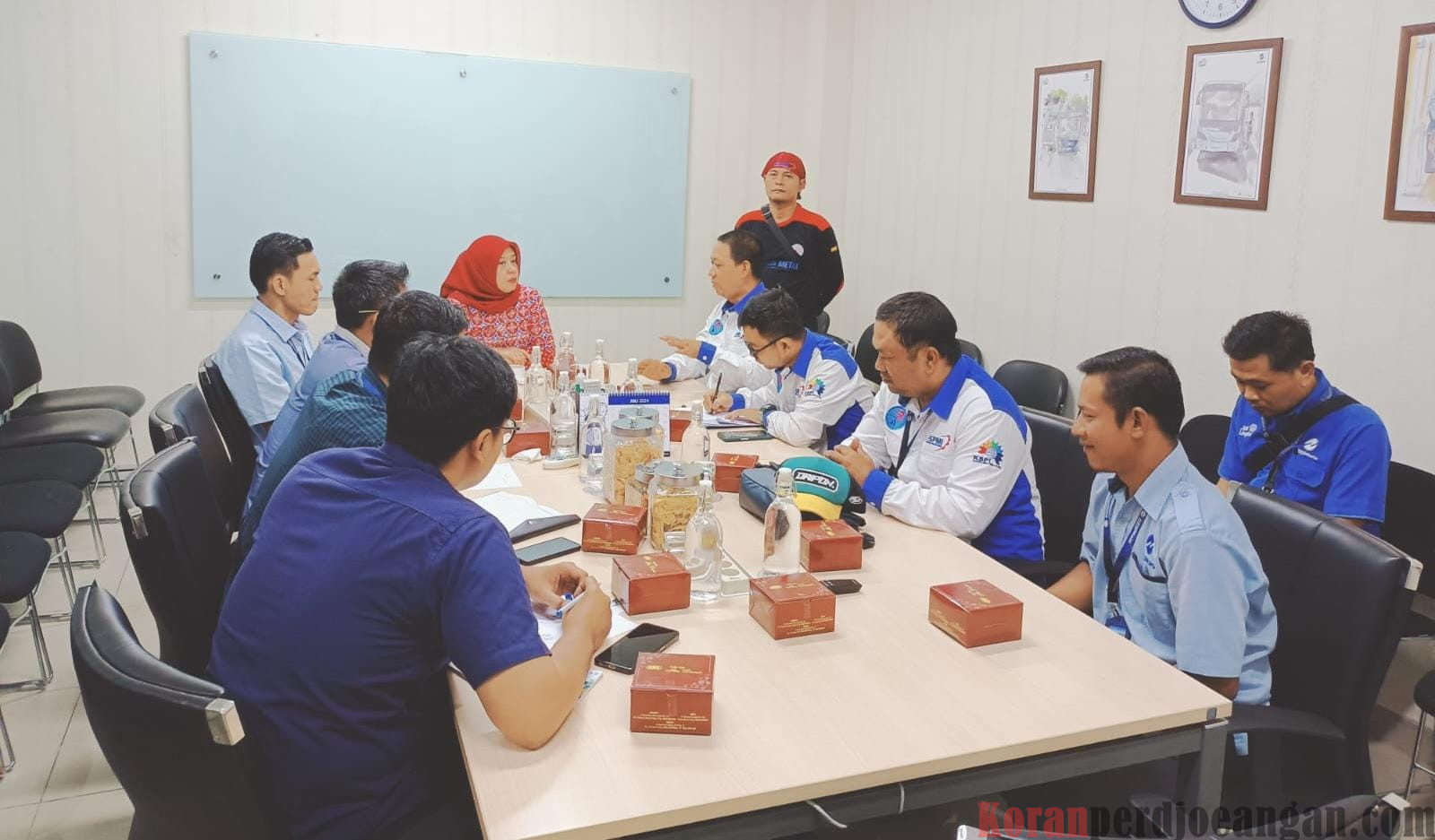 Rundingkan Struktur Skala Upah, FSPMI PT. Transjakarta Lakukan Bipartit Kedua dengan Management