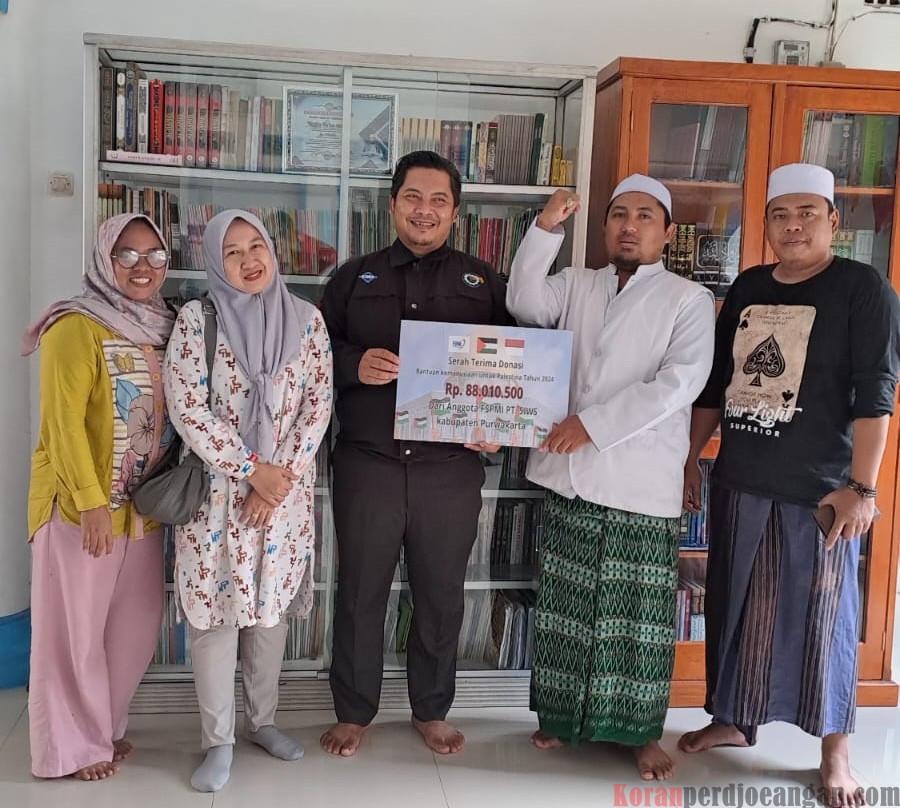 Pimpinan Unit Kerja PT Sumi Indo Wiring System Tak Hanya Berjuang untuk Buruh, Tapi Juga Peduli Palestina