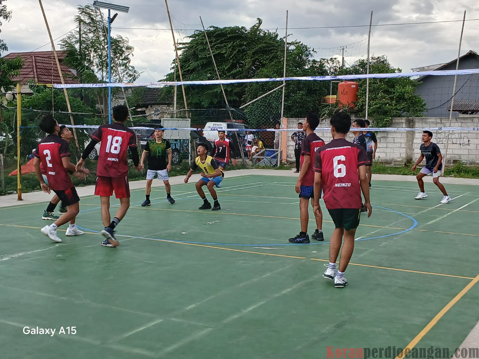 Jamkeswatch Kabupaten Bekasi Suport Pertandingan Persahabatan Bola Voli Se-Cikarang