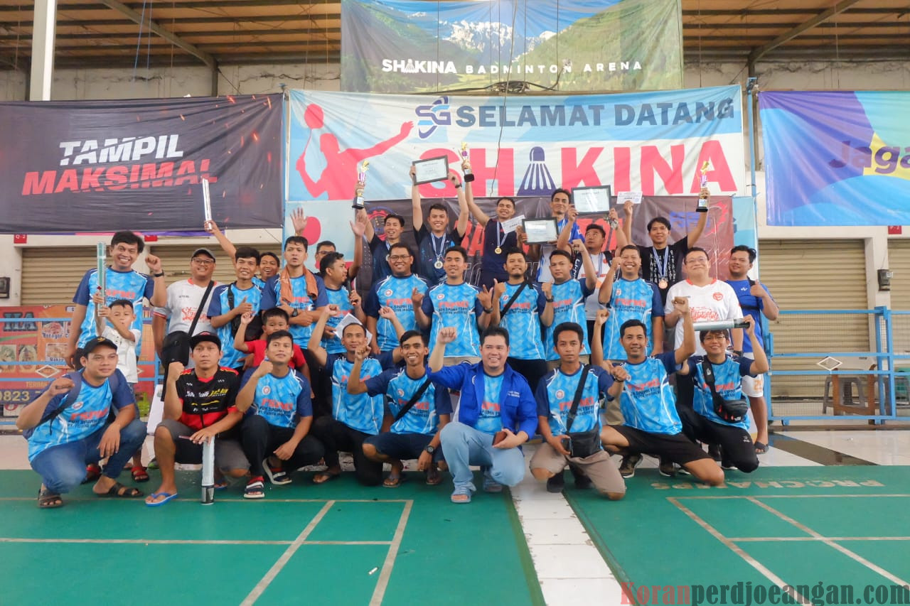 Meriahkan Anniversary ke-13, Turnamen Badminton PUK SPAMK FSPMI PT Fujita Indonesia Sukses Digelar