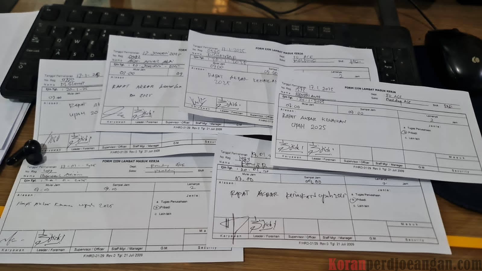 Dukung Upaya Pengurus, Seluruh Anggota FSPMI Parin Kompak Siap Hentikan Produksi Selama 2 jam