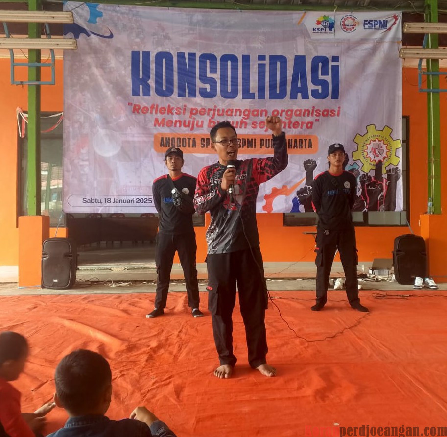 SPAMK FSPMI Purwakarta Gelar Konsolidasi Akbar: Refleksi dan Strategi Perjuangan Buruh