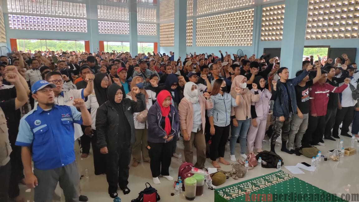 Jelang HUT 26 FSPMI, Konsulat Cabang FSPMI Bekasi Gelar Konsolidasi Akbar
