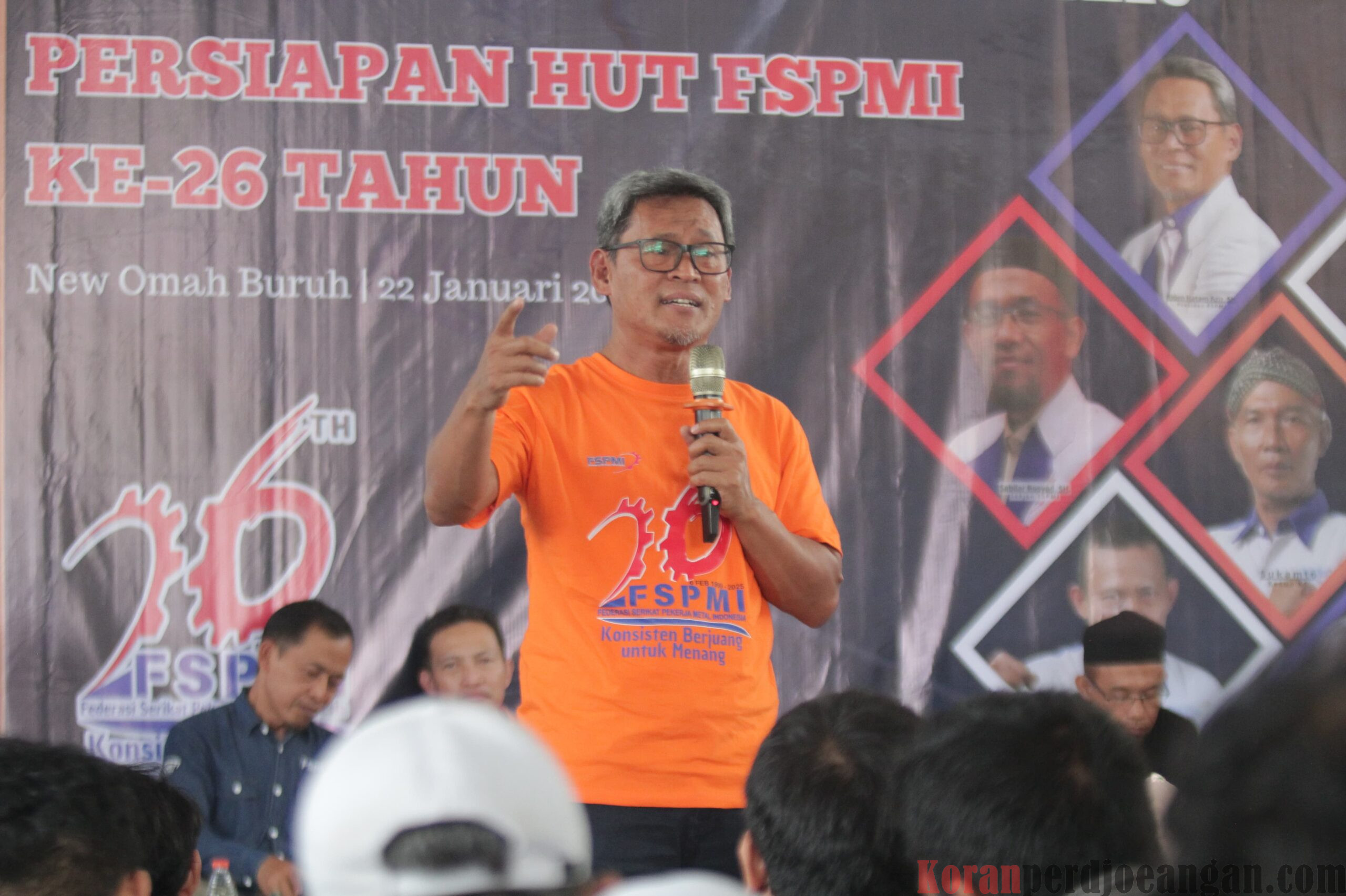 Presiden FSPMI Ajak Anggota Peringati 26 Tahun FSPMI untuk Konsisten Berjuang