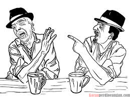 Ngombur Serius di Warung Kopi