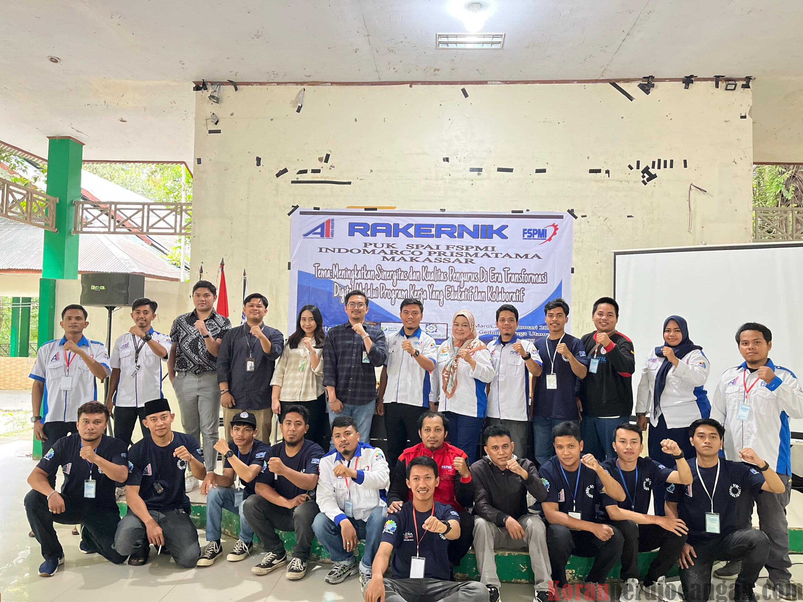 Menjawab Tantangan Di Era Digital, PUK Indomarco Prismatama Makassar Adakan Rakernik