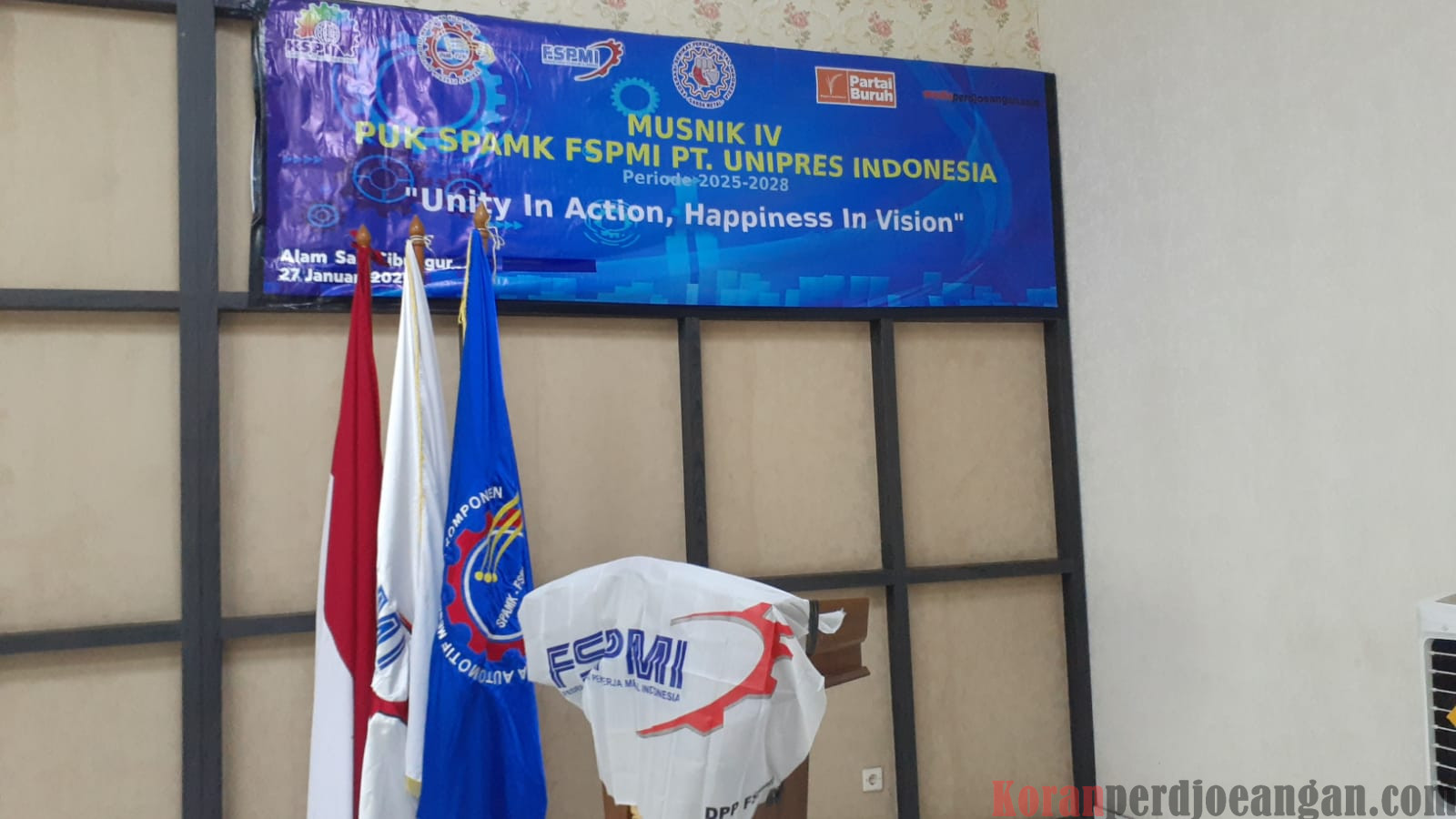 Unity in Action, Happiness in Vision: Musyawarah Unit Kerja Ke-4 PUK SPAMK FSPMI PT Unipres Indonesia
