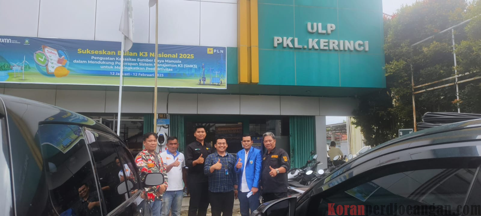Silaturrahmi Koalisi Masyarakat Pelalawan Peduli Banjir dengan Kepala ULP PLN Berlangsung Damai