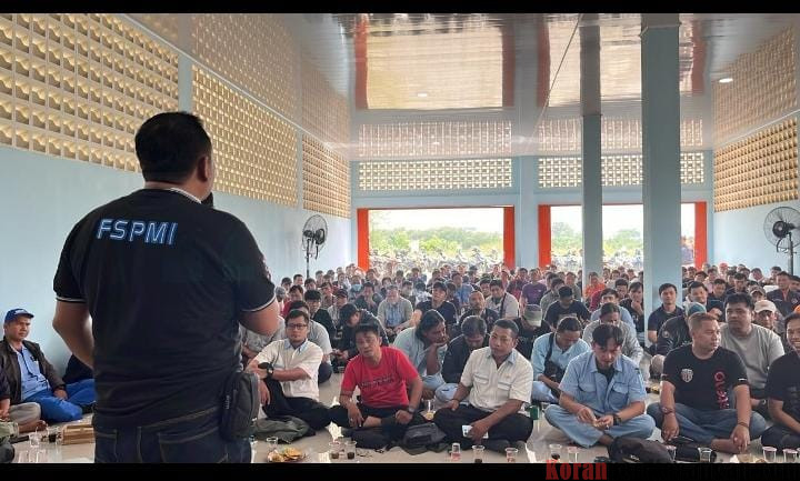 Pimpinan Cabang SPAMK FSPMI Bekasi Gelar Konsolidasi Akbar Persiapan HUT FSPMI ke 26