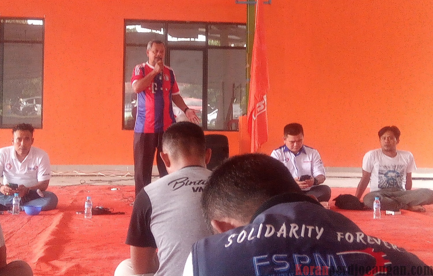 Konsolidasi Ideologi dalam Rangka HUT ke-26, Ketua FSPMI Purwakarta Soroti Masalah Pengupahan