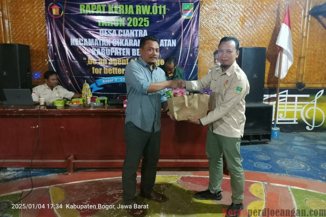 Pengurus RW 011 Graha Ciantra Indah Adakan Rapat Kerja di Bogor