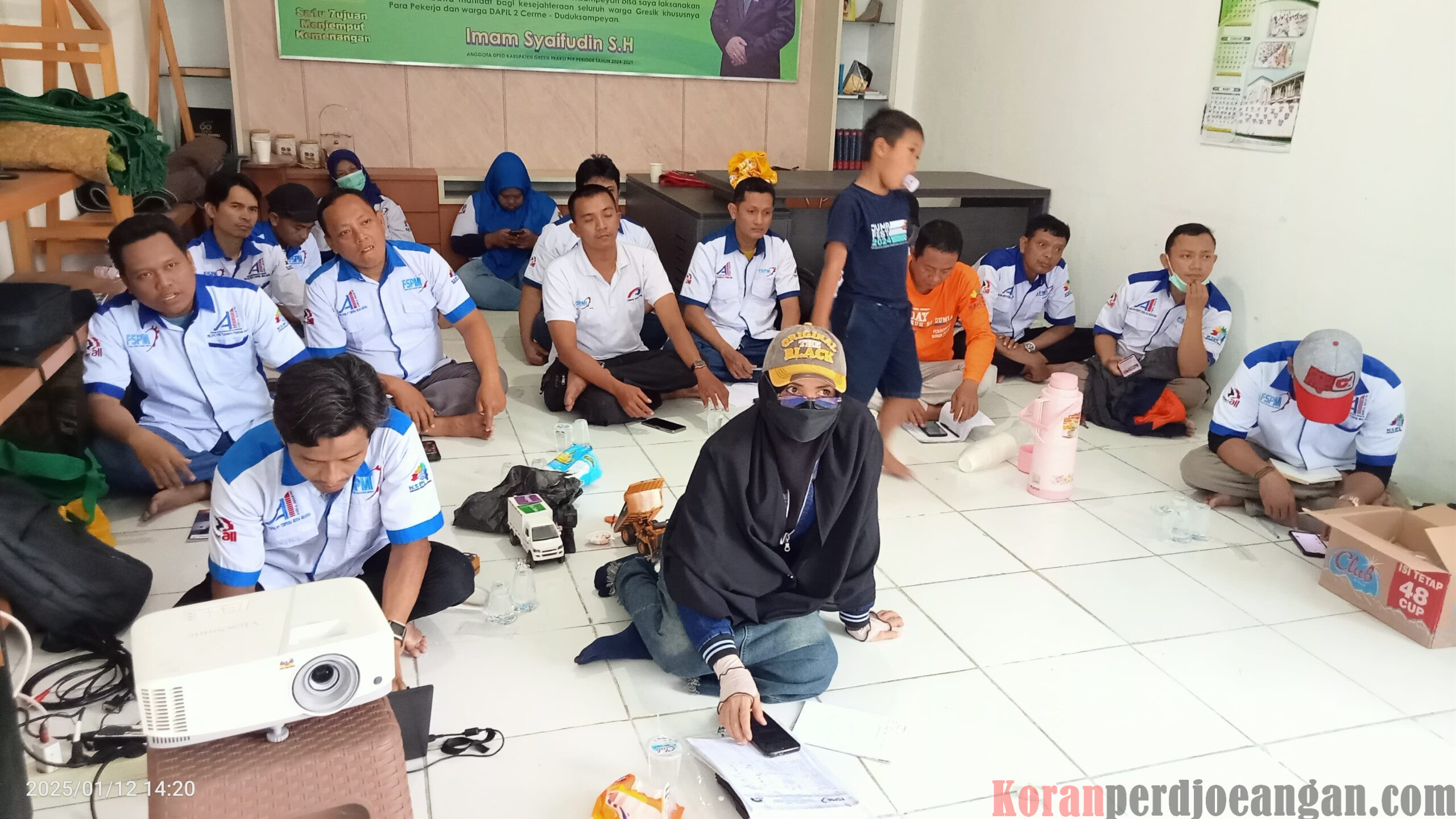 Program Training Center FSPMI Gresik : Pendidikan Sosial dan Politik