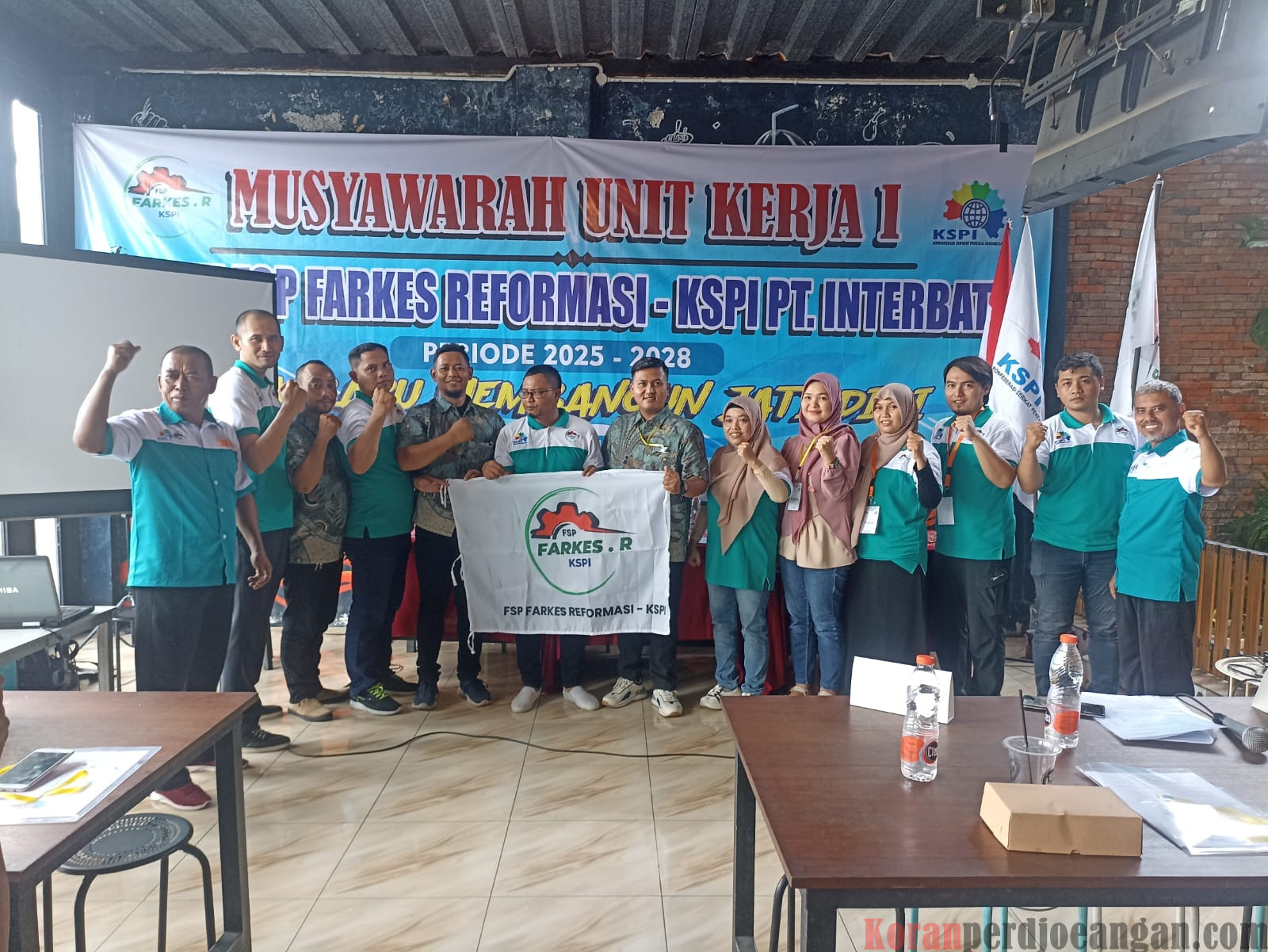 FSP Farkes Reformasi – KSPI PT. INTERBAT Gelar MUSNIK – 1, Pilih Angga Riza Sebagai Ketua PUK Periode 2025-2028