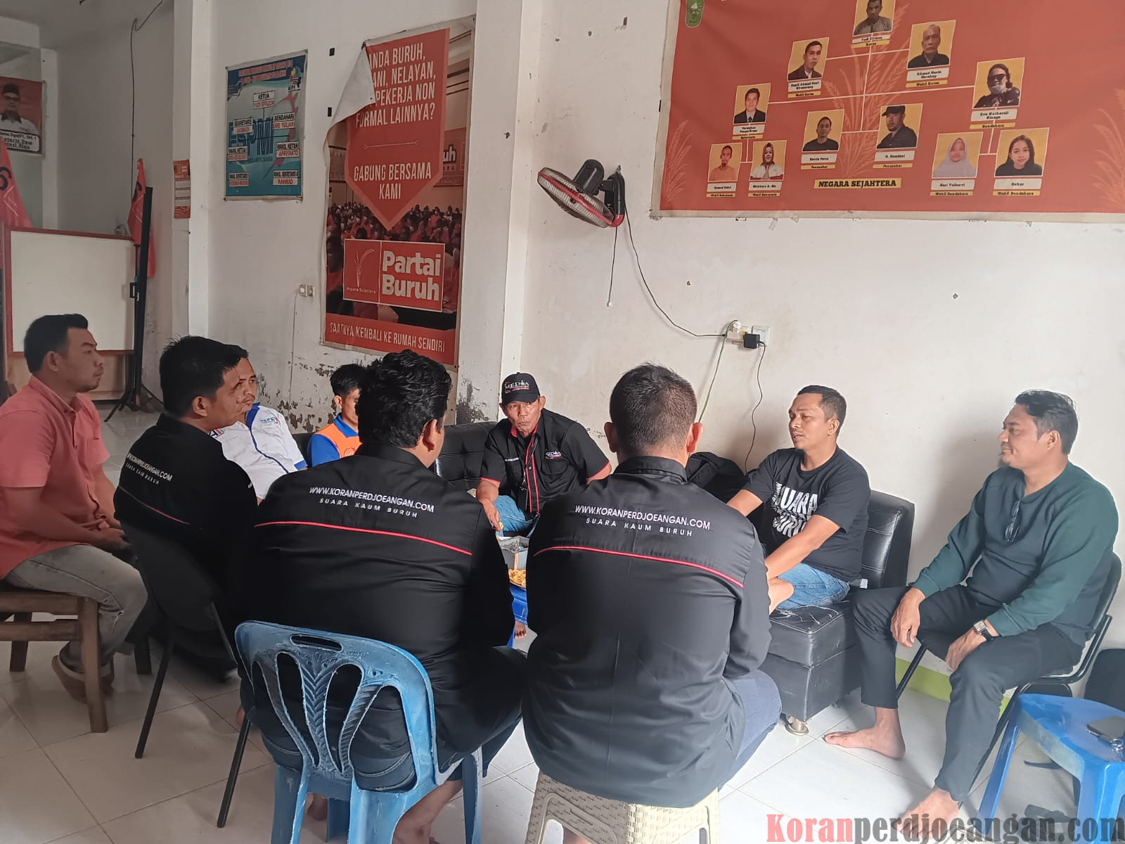 Gelar Rapat Koordinasi Media Perdjoeangan Pelalawan, Perkuat Peran Jurnalis Dalam Membela Hak Buruh