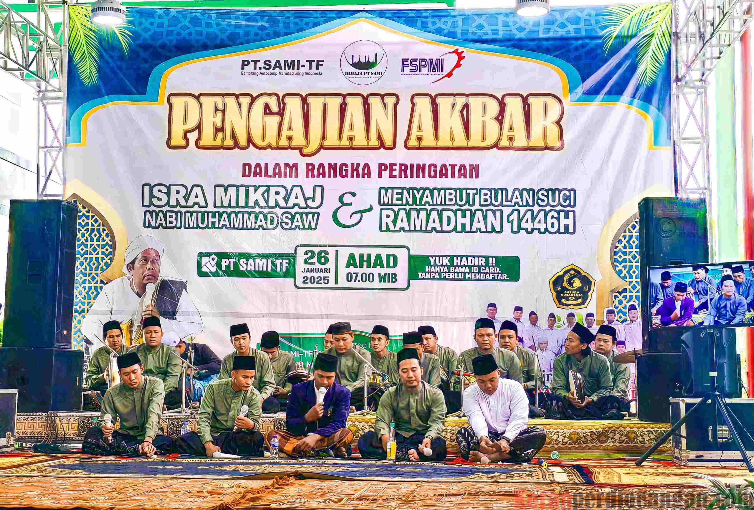 Pengajian Akbar Peringatan Isra’ Mi’raj di PT. SAMI: Ajang Silaturahmi dan Sambut Ramadhan