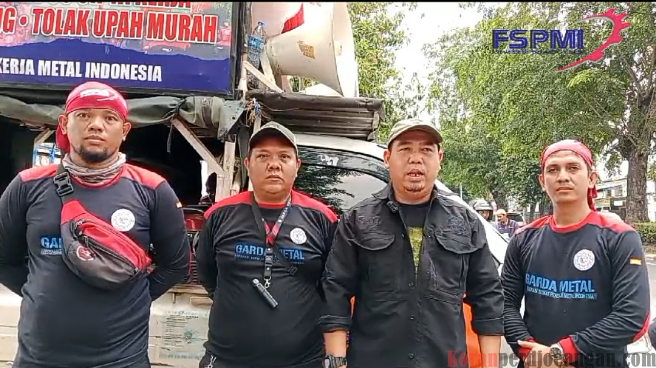 Garda Metal FSPMI Dukung Aksi Tuntutan Keadilan bagi 41 Pengemudi yang Ter-PHK Sepihak