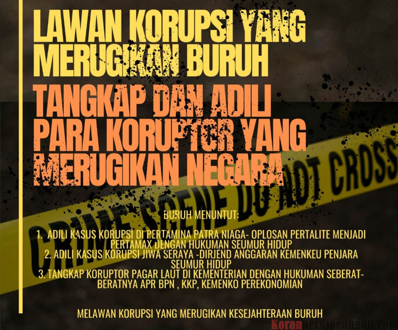 Buruh FSPMI Akan Gelar Aksi Unjuk Rasa di Kejagung RI, Tuntut Penindakan Tegas terhadap Korupsi