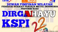 Peringati Hut KSPI ke 22, Ketua Perda KSPI Riau Satria Putra Sampaikan Tidak Akan Berhenti Berjuang