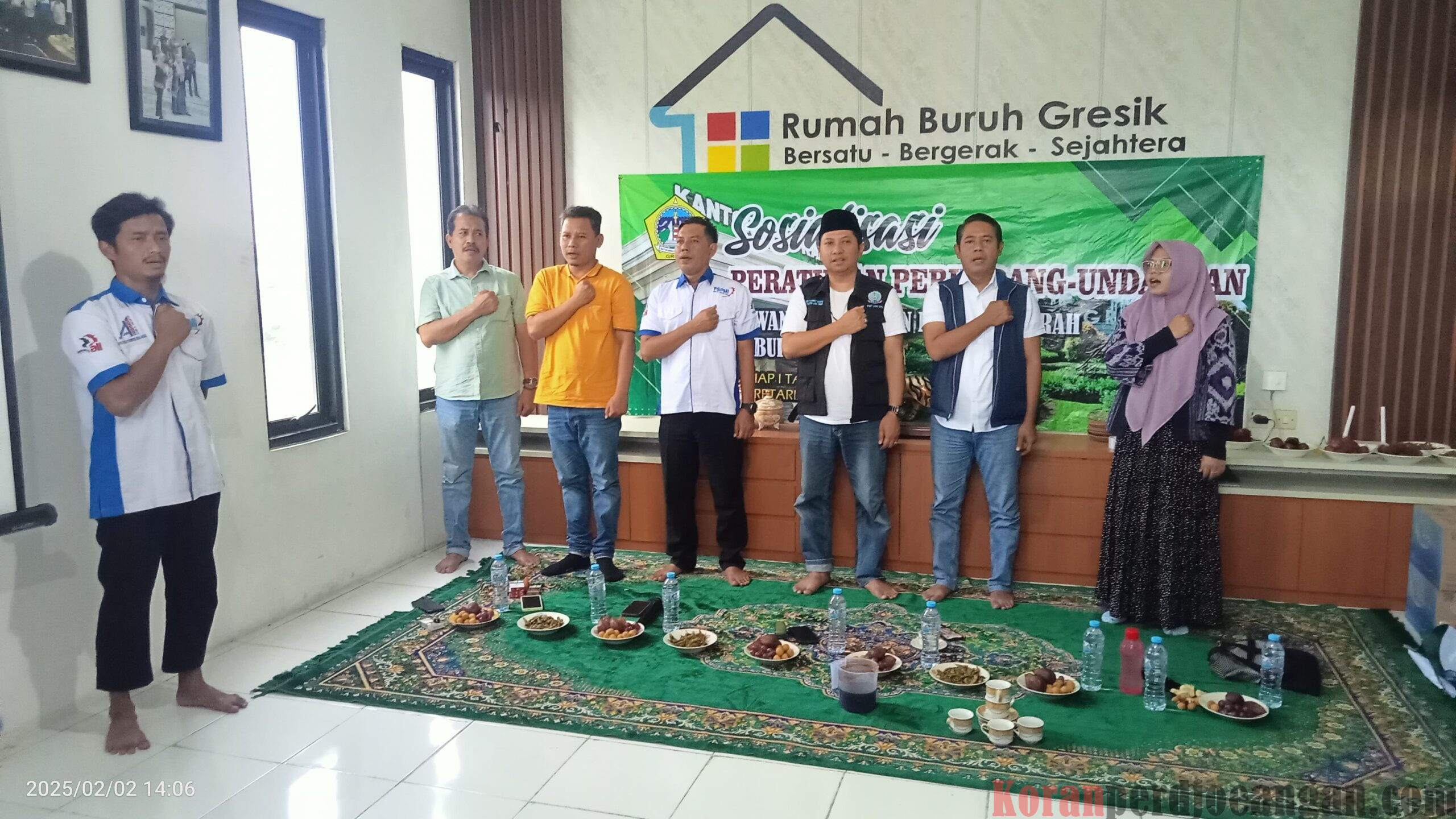 Penutupan Training Center FSPMI Gresik Berlangsung Sukses dengan Kehadiran Tokoh Penting