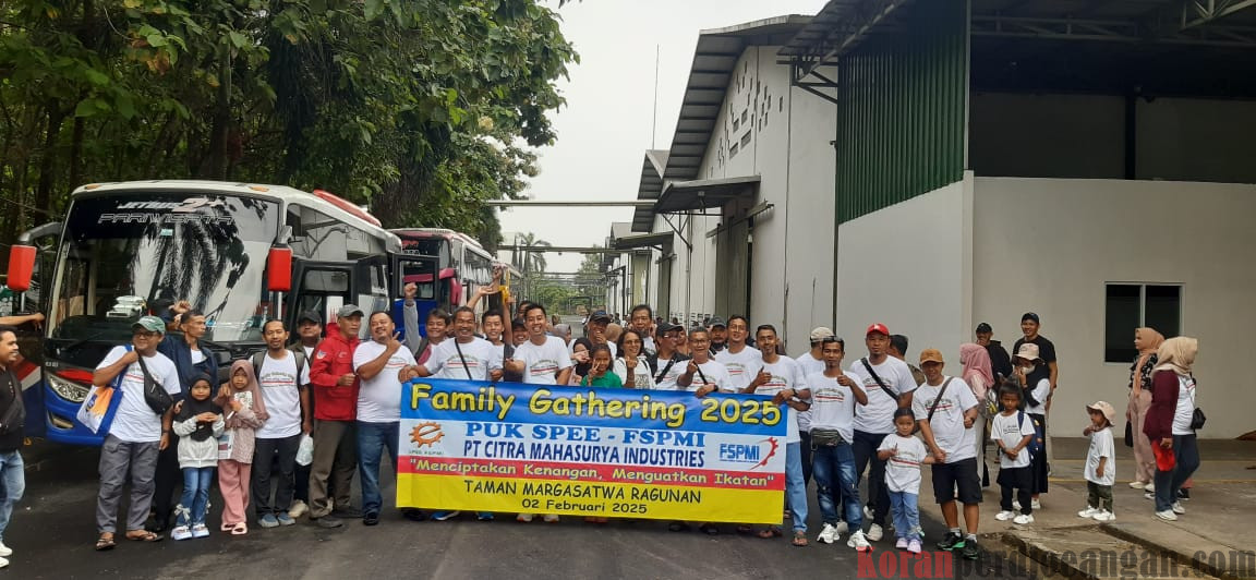PUK SPEE FSPMI PT Citra Mahasurya Industries Adakan Family Gathering Pasca Kenaikan Upah 2025