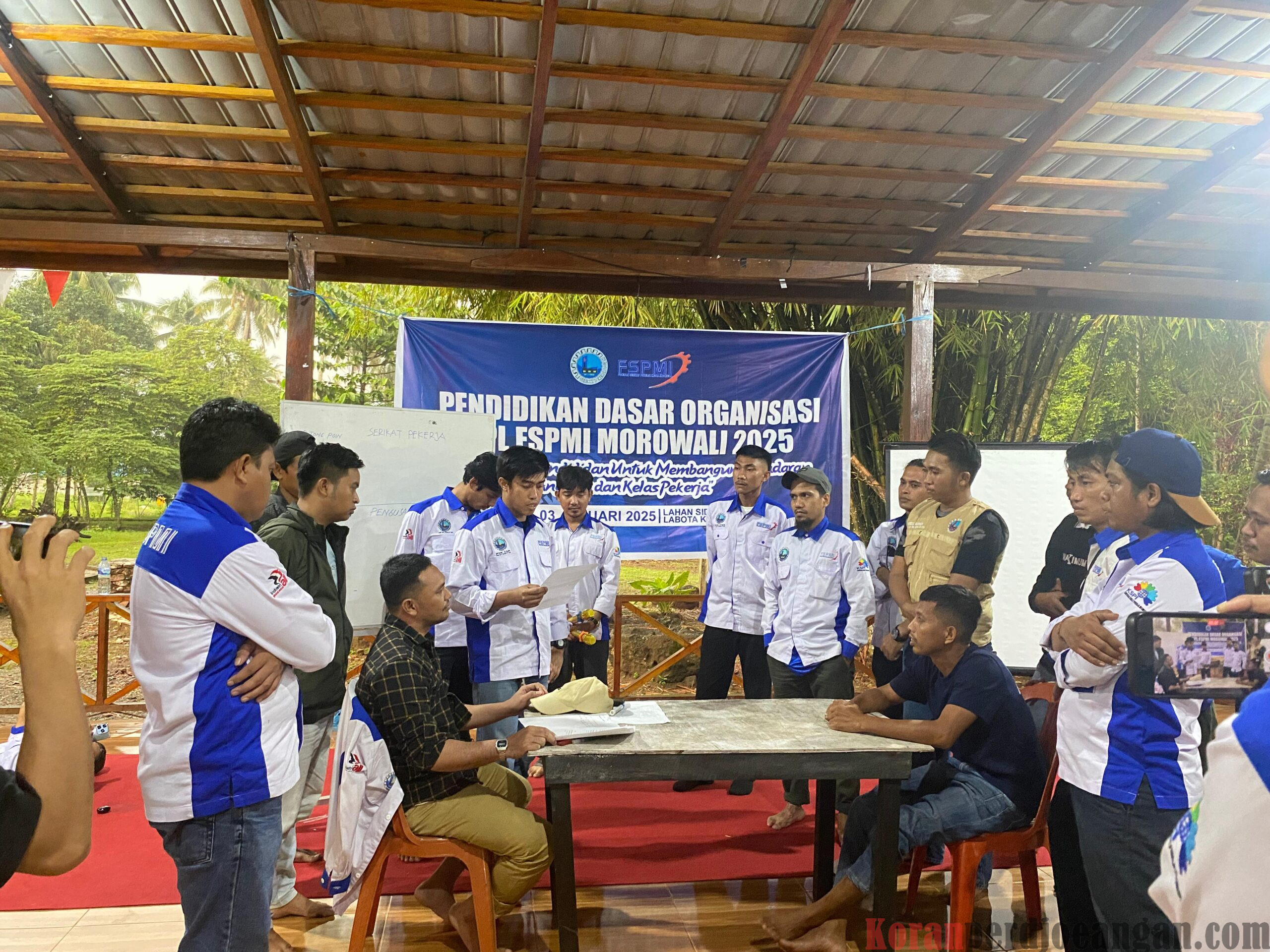 Serikat Pekerja FSPMI Kabupaten Morowali Gelar Pendidikan Dasar Untuk Anggota