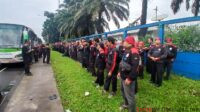 Sambut HUT FSPMI Ke-26, Garda Metal Bekasi Berangkat Lebih Awal ke Gedung DPR RI