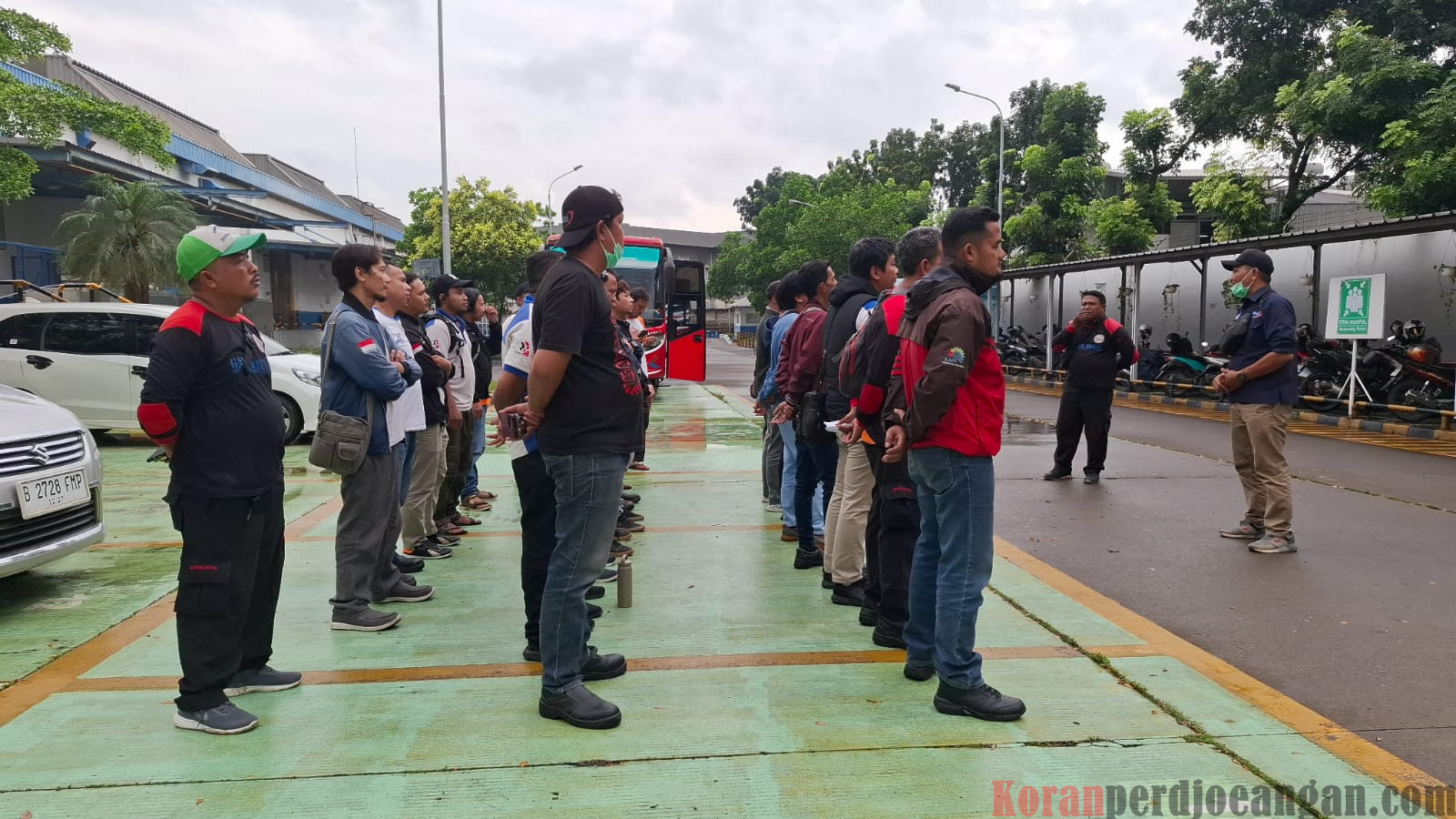 SPAI FSPMI Indokuat Sukses Makmur Ikut Rayakan HUT FSPMI 26 ke Gedung DPR RI