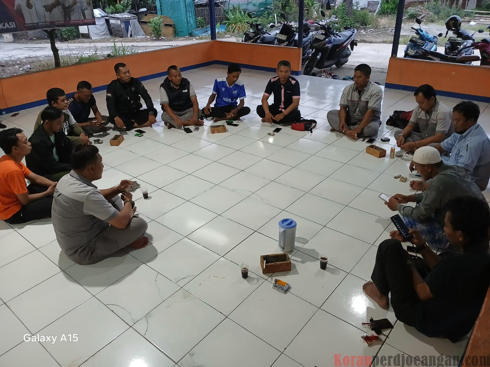 Bersama Koordinator Garda Metal Area Jababeka, Tim Merah Hitam Adakan Ramah Tamah