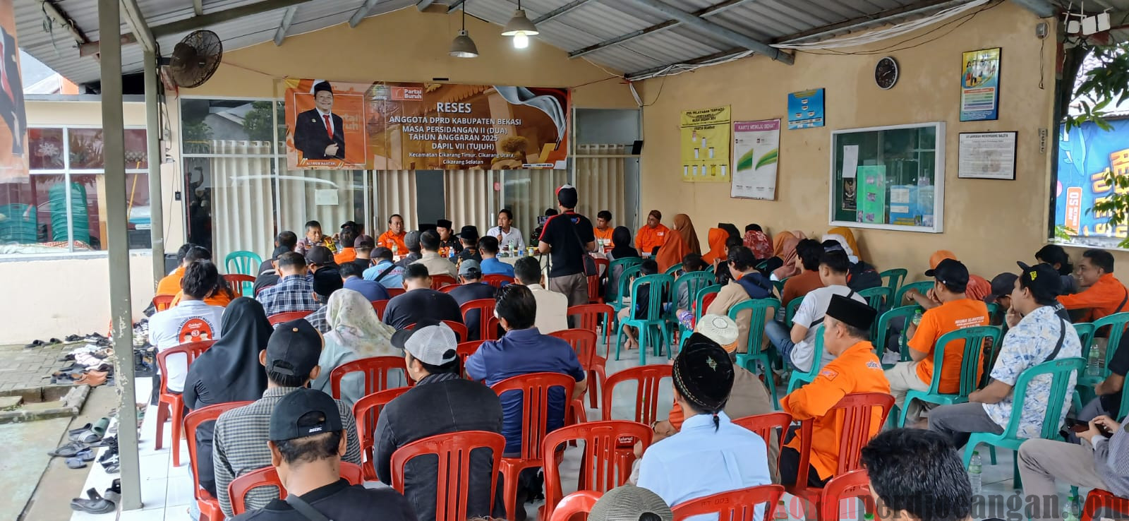 Anggota DPRD Partai Buruh Ali Nur Hamzah Tampung Aspirasi Masyarakat Dapil 7 Kabupaten Bekasi