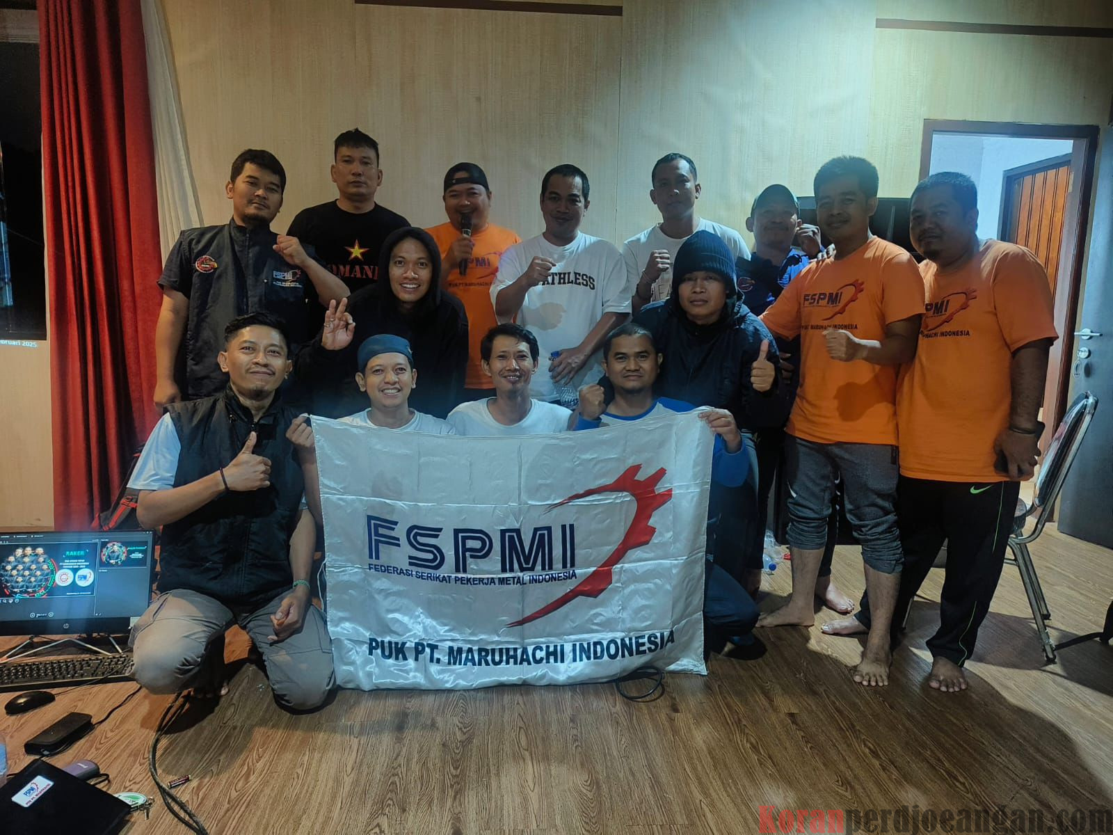 PUK SPAMK FSPMI PT Maruhachi Indonesia Adakan Rapat Kerja Pasca Musnik