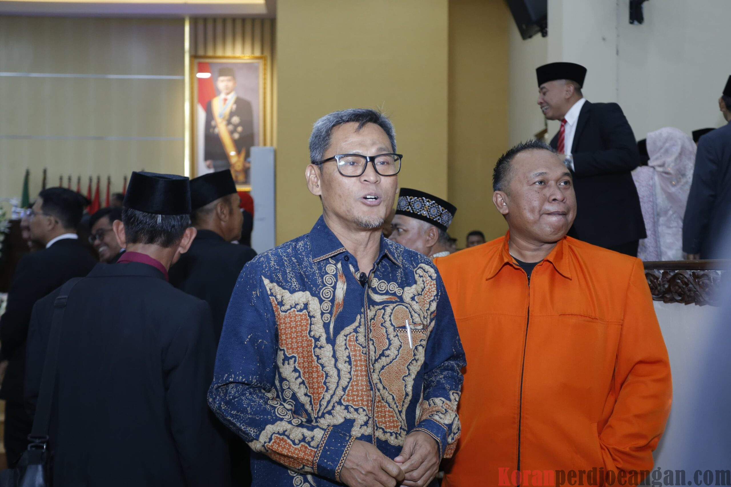 Pimpinan Partai Buruh Ikut Ceremonial Penyambutan Ade Kuswara Kunang dan Asep Surya Atmaja