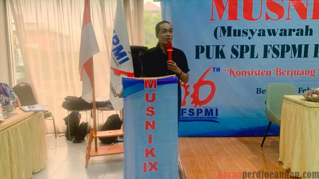 Pangkorda Garda Metal Kab/Kota Bekasi Hadiri Musnik PUK SPL FSPMI PT. Alexindo
