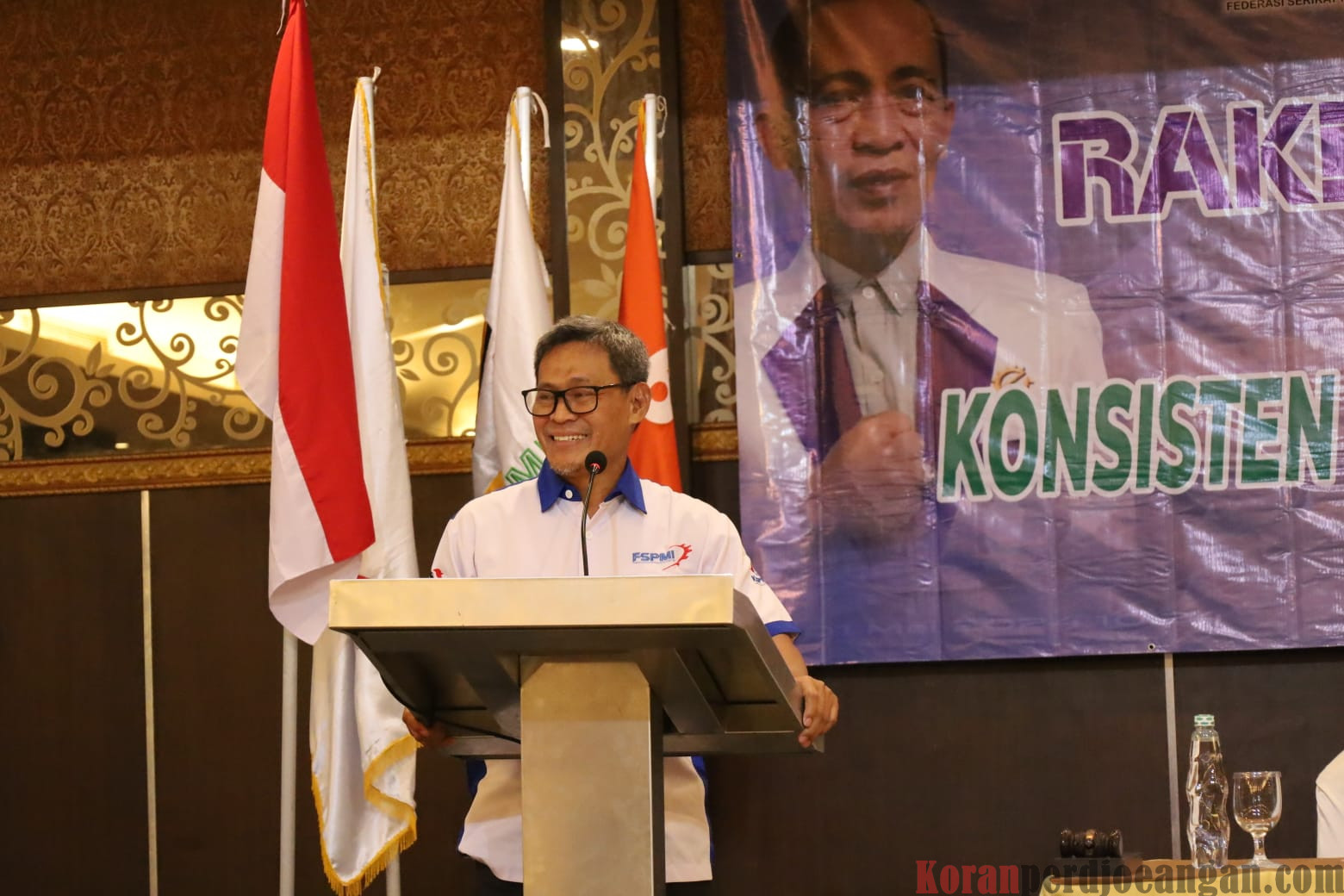 Presiden FSPMI Resmi Buka Agenda Rakernas SPEE 2025 di Salatiga