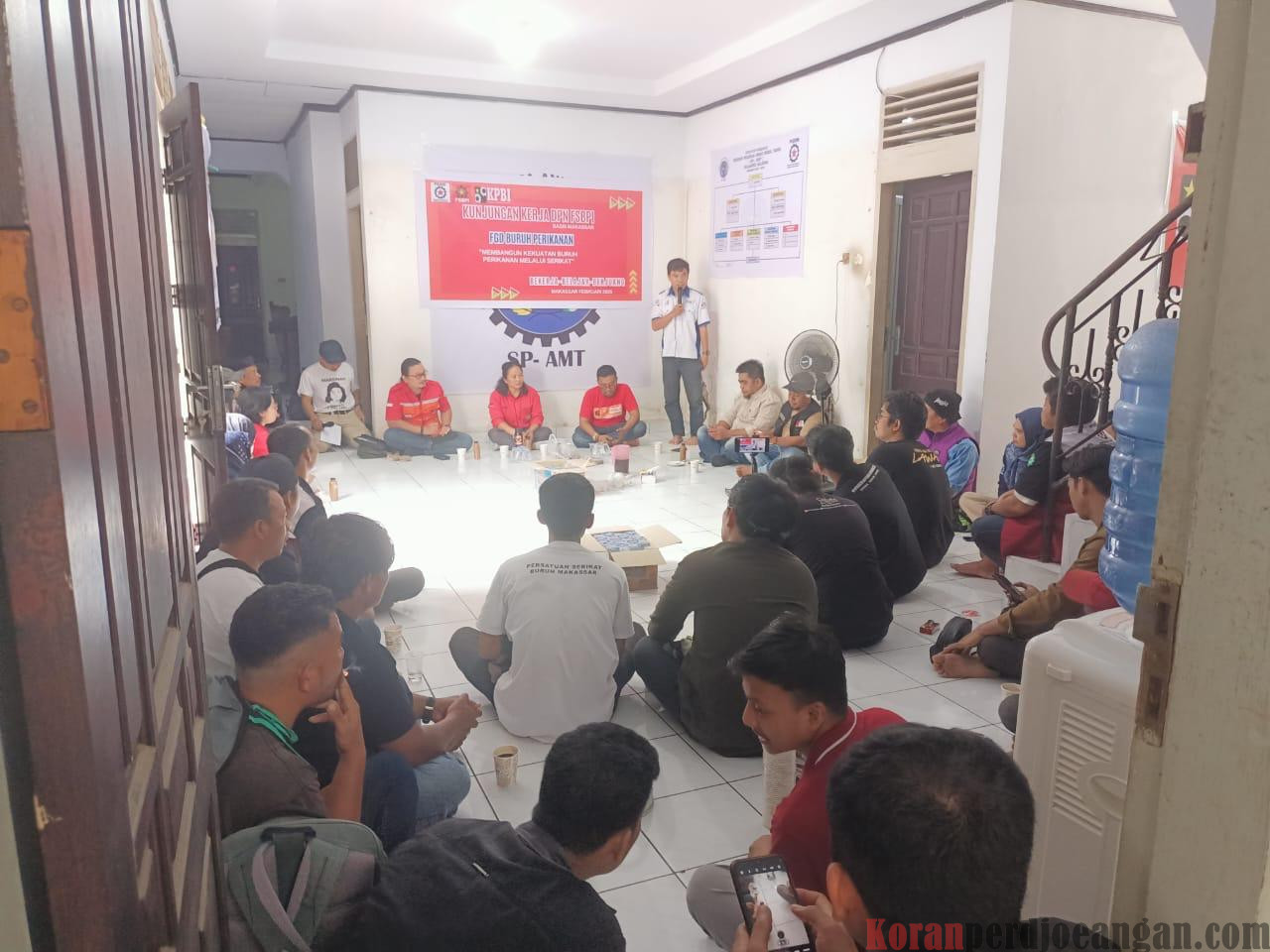 Membahas Kondisi Perburuhan Sulawesi Selatan, PC SPAI FSPMI Makassar Raya Melakukan Diskusi Umum Dengan Beberapa Aliansi Serikat Pekerja