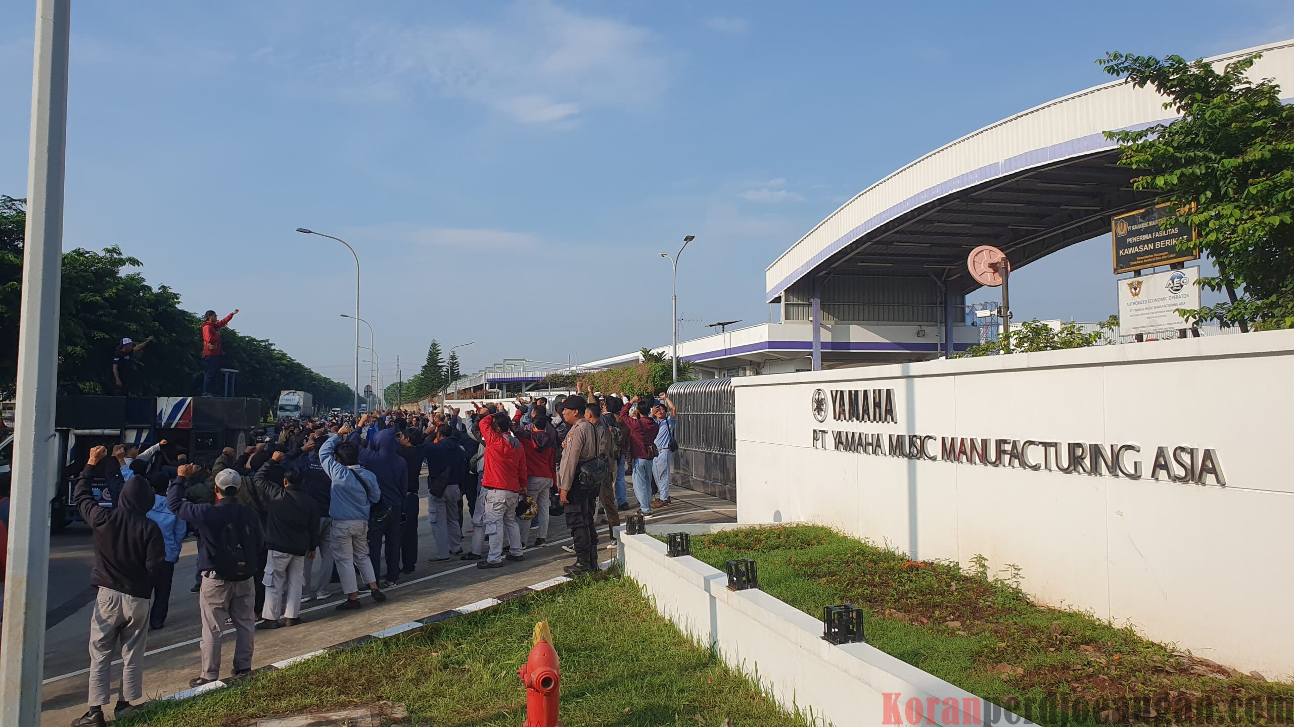 Buruh FSPMI Bekasi Pastikan Kembali Datangi PT. Yamaha Music Manufacturing Asia