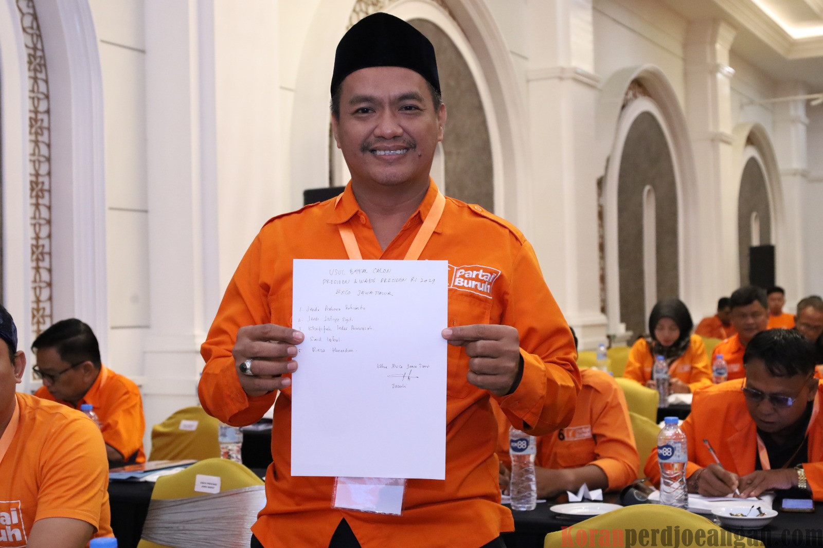Lima Nama Usulan Capres-Cawapres 2029 dari Exco Partai Buruh Jawa Timur
