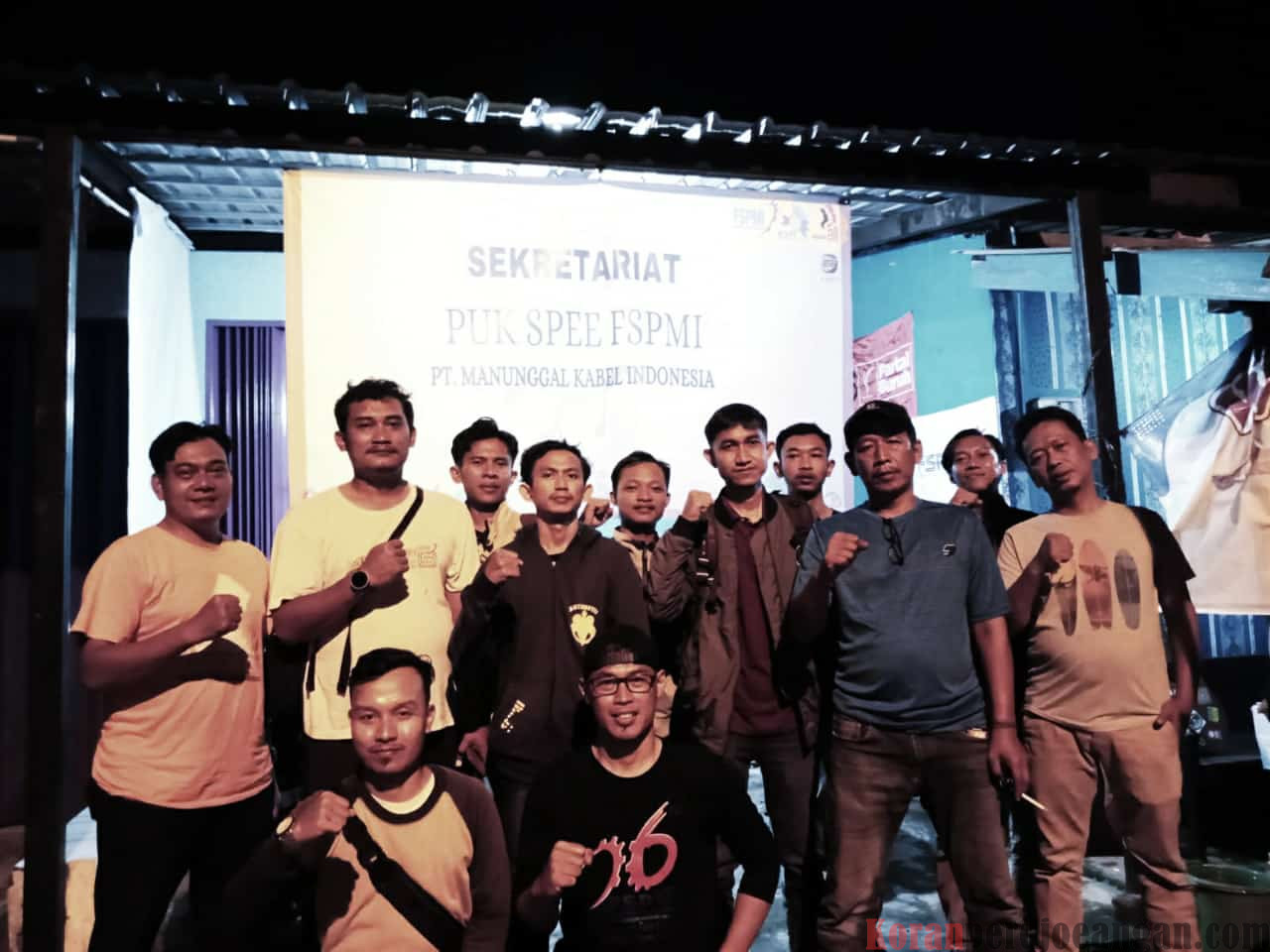 Kunjungan Kerja PC SPEE FSPMI Bekasi Ke FSPMI Tegal