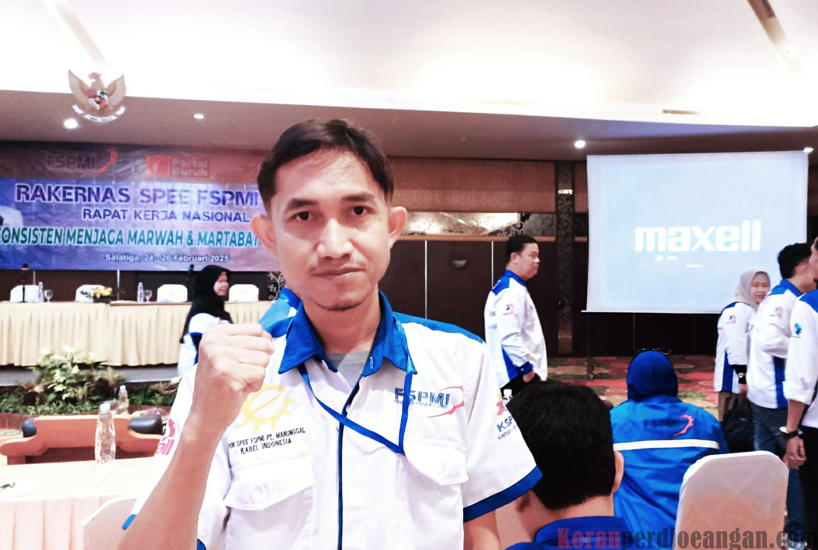 Harapan Ketua PUK SPEE FSPMI PT. MKI dalam Rakernas SPEE di Salatiga