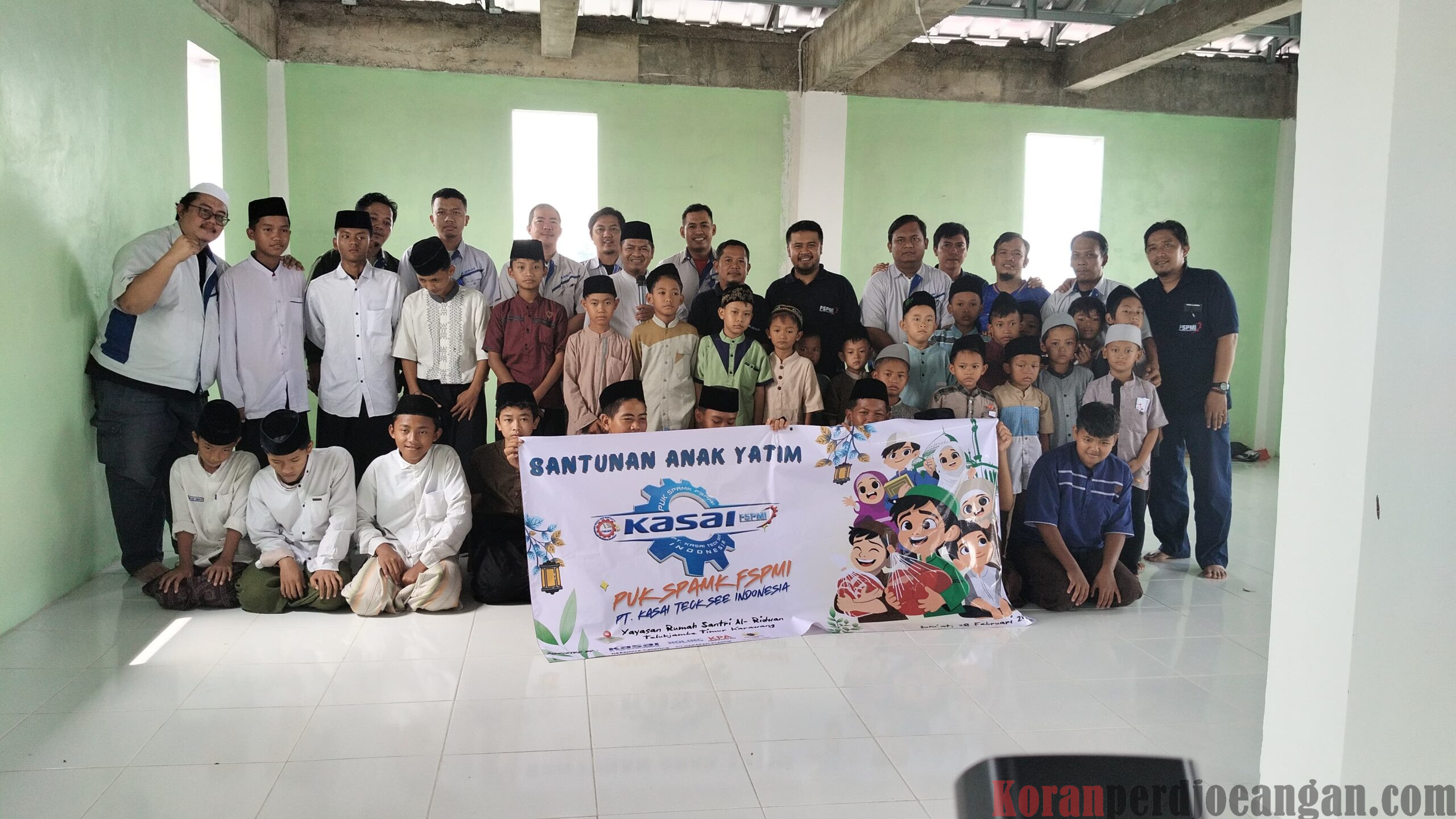 Santunan Anak Yatim PUK SPAMK-FSPMI PT. Kasai Teck See Indonesia