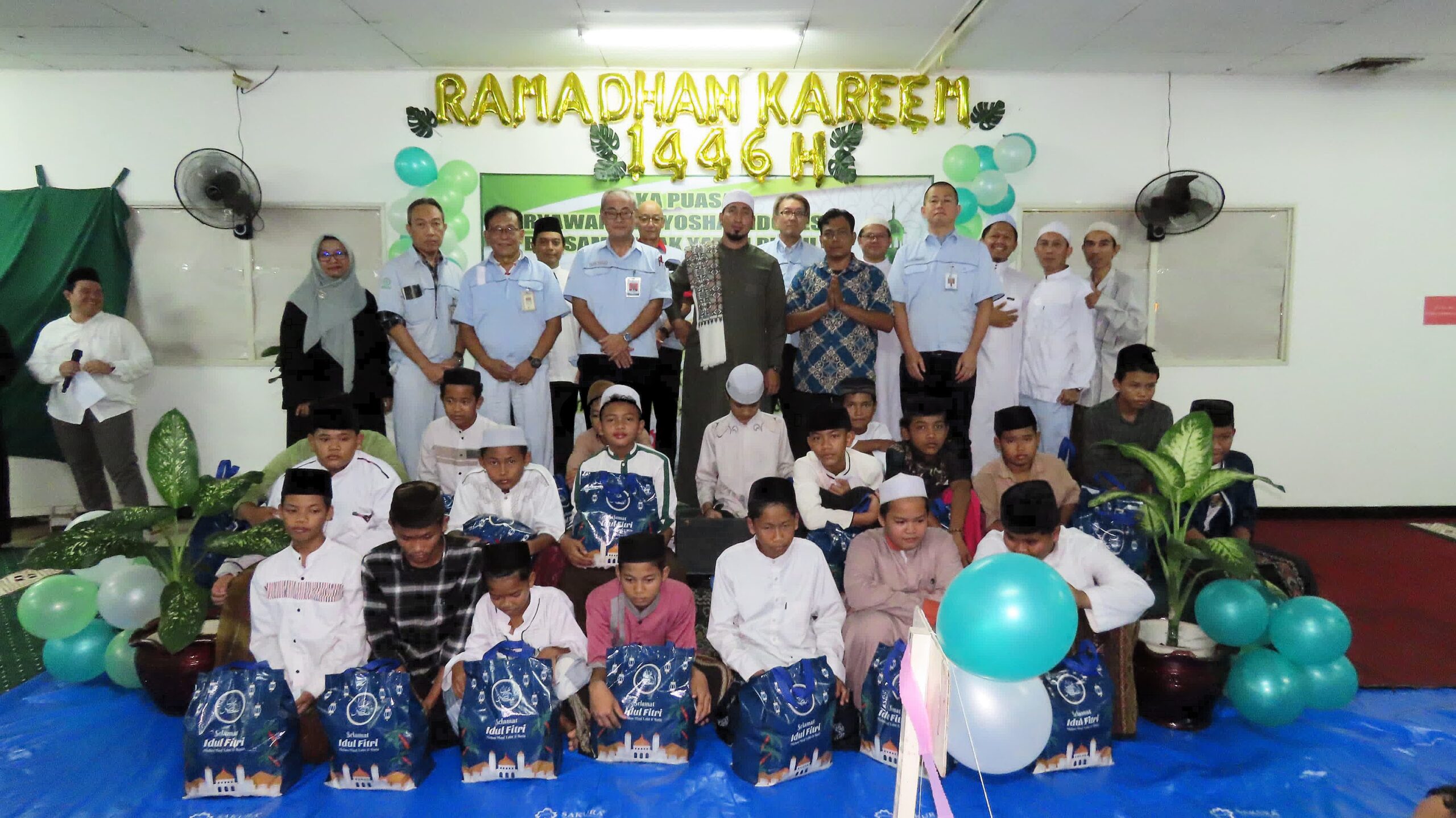 PT. Kyosha Indonesia Sukses Adakan Santunan Anak Yatim